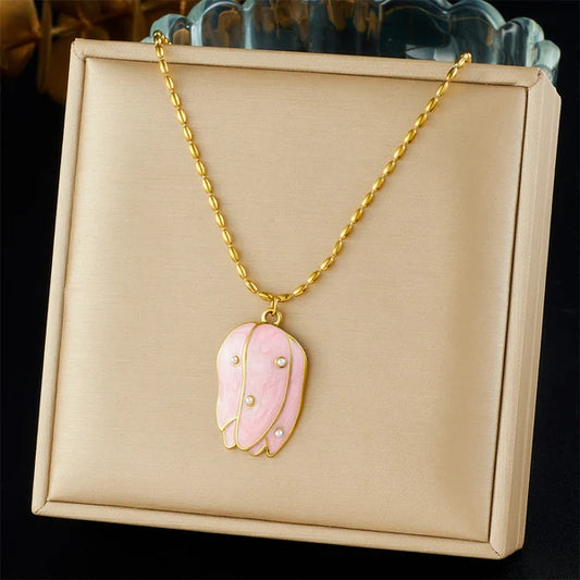 18K Gold Plated Premium Stainless Steel Charm Necklace
