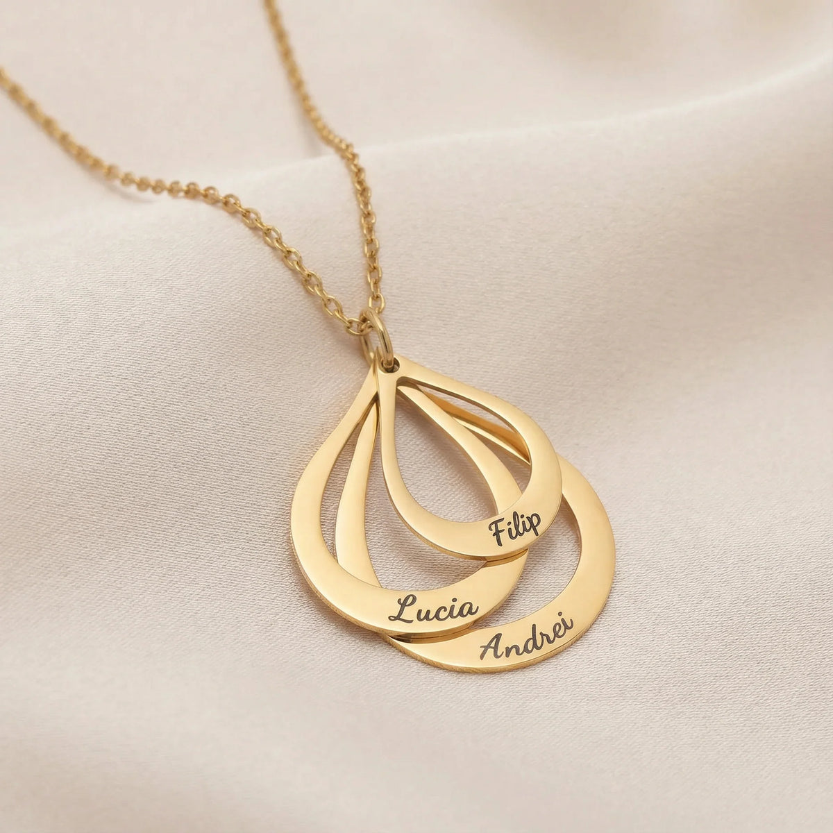 Personalized Layered Name Necklace – Custom & Ready Made