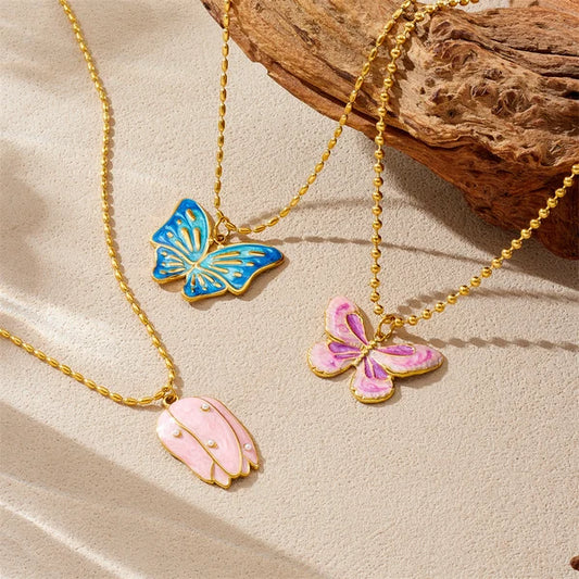 18K Gold Plated Premium Stainless Steel Charm Necklace