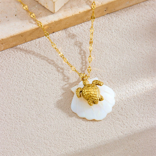 18K Gold Plated Premium Stainless Steel Charm Necklace