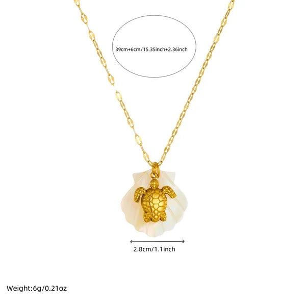 18K Gold Plated Premium Stainless Steel Charm Necklace