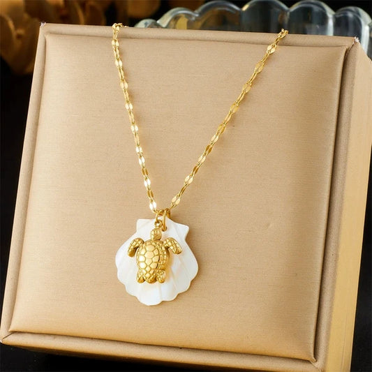 18K Gold Plated Premium Stainless Steel Charm Necklace